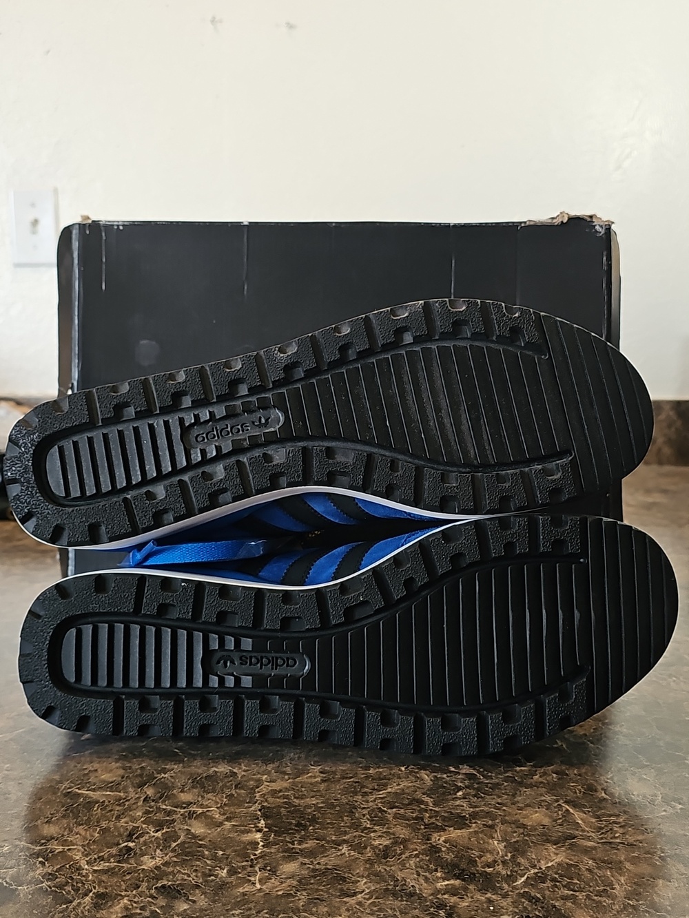 adidas Originals Fourteener Blue Suede Mens Sneaker Hiking Boots G50575 Sz 12.5 - Picture 6 of 12